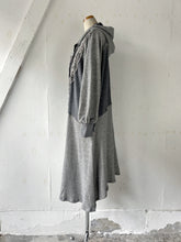 画像をギャラリービューアに読み込む, Gauze French Terry Mix Front Ribbon Lace Up Hoodie Dress #1431512