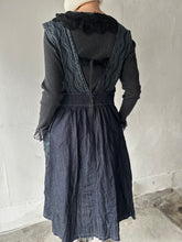 画像をギャラリービューアに読み込む, V/N waist gather jumper denim dress #1513565