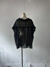画像をギャラリービューアに読み込む, Sheer Tulle &Loan Squea Big Shilette P/O BL #7523044