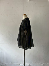 画像をギャラリービューアに読み込む, Sheer Tulle &Loan Squea Big Shilette P/O BL #7523044