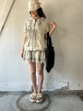 画像をギャラリービューアに読み込む, Front Lace up Zip up Side Pocket puff sleeves Hoodie #1521207