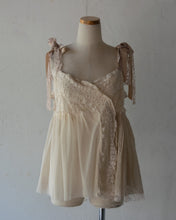 Load image into Gallery viewer, No.7523039 Motif Lace Mix Gather Flare Camisole