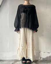 Load image into Gallery viewer, No.1533103 Flower JQ Yolk Long Puff Sleeve Gather Flare P/O BI