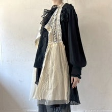 画像をギャラリービューアに読み込む, Lace mix button gilet shawl #1414906