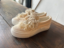 Cargar imagen en el visor de la galería, Dorothy Shoes Dots Tulle Torchon Lace Mix Cotton Ribbon Slipon Sneaker #1615901
