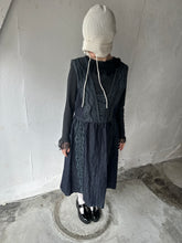 画像をギャラリービューアに読み込む, V/N waist gather jumper denim dress #1513565
