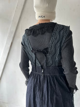 画像をギャラリービューアに読み込む, V/N waist gather jumper denim dress #1513565
