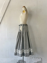 画像をギャラリービューアに読み込む, Gobelin Flower JQ Material Mix Patchwork Waist Elastic Balloon  Silhouette Gather SK #1513332
