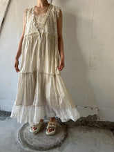 画像をギャラリービューアに読み込む, Sheer Tulle Yolk Gather Tiered Front Button Gilet Dress #7523545
