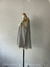 画像をギャラリービューアに読み込む, Lace mix frill Collar Lader lace Threaded Wide Ribbon Aline Flare Sleeveless P/O #1521076
