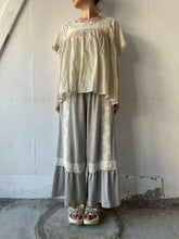 画像をギャラリービューアに読み込む, Elastic Waist Side Pocket  Gathered Frill long Pants #1521409
