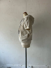画像をギャラリービューアに読み込む, Front Lace up Zip up Side Pocket puff sleeves Hoodie #1521207
