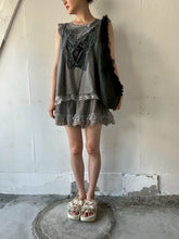 画像をギャラリービューアに読み込む, Front Lace up Gather Flare Sleeveless P/O #1521008

