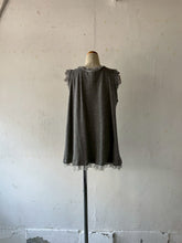 画像をギャラリービューアに読み込む, Front Lace up Gather Flare Sleeveless P/O #1521008
