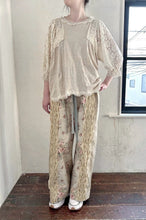 画像をギャラリービューアに読み込む, Gobelin Flower JQ ×  Cotton Twill Waist  Elastic Long P.T #1433495
