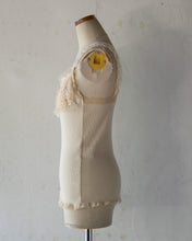 画像をギャラリービューアに読み込む, Embroidery Flocky Dots Tulle Corsage Motif Accent Mix Frill Tereco Rib Camisole No.1611040

