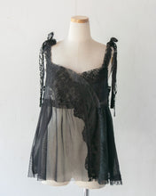 Load image into Gallery viewer, No.7523039　Motif Lace Mix Gather Flare Camisole
