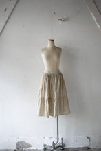 Load image into Gallery viewer, No.1613405 Flocked Polka Dot &amp; Cord Embroidery Tulle Mix Elastic Waist Gathered Flared Tiered Skirt with Petticoat
