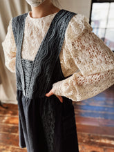 画像をギャラリービューアに読み込む, V/N waist gather jumper denim dress #1513565
