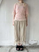 Load image into Gallery viewer, No.1611003　Tulle Mix Frill Half Sleeve Shell Neck P/O
